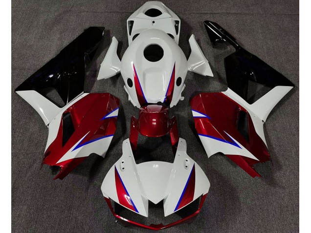 Aftermarket 2013-2020 Gloss Red White and Blue Honda CBR600RR Motorcycle Fairings