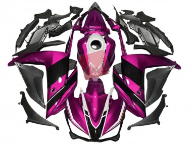 Aftermarket 2015-2018 Pink Black and White Yamaha R3 Motorcycle Fairings