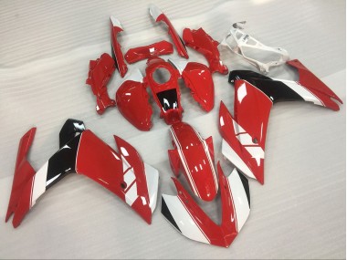 Aftermarket 2015-2018 Red and White Gloss Yamaha R3 Motorcycle Fairings