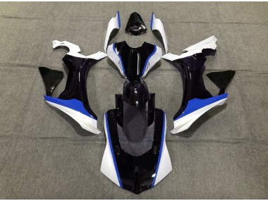 Aftermarket 2015-2019 Blue Black and White Yamaha R1 Motorcycle Fairings