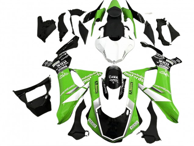 Aftermarket 2015-2019 Gloss Green Style Yamaha R1 Motorcycle Fairings