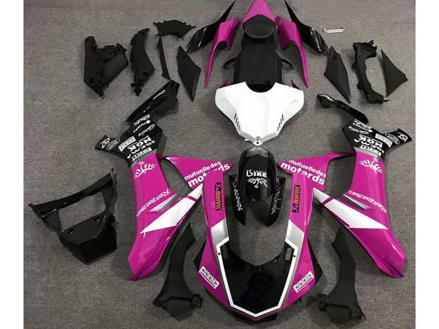 Aftermarket 2015-2019 Gloss Pink Style Yamaha R1 Motorcycle Fairings