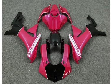 Aftermarket 2015-2019 Hot Pink and Black Yamaha R1 Motorcycle Fairings