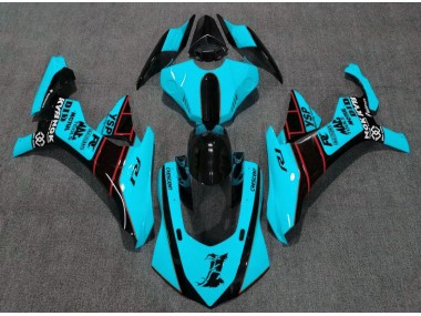 Aftermarket 2015-2019 Light Blue Yamaha R1 Motorcycle Fairings