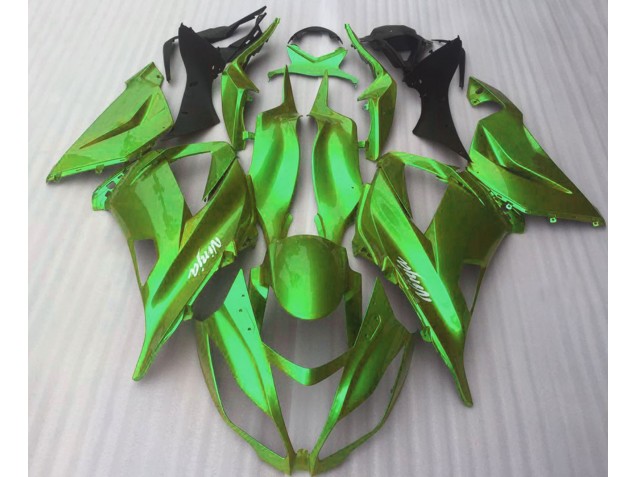 Aftermarket 2016-2019 Candy Green Gloss Kawasaki ZX10R Motorcycle Fairings