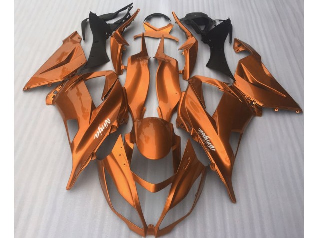 Aftermarket 2016-2019 Candy Orange Gloss Kawasaki ZX10R Motorcycle Fairings