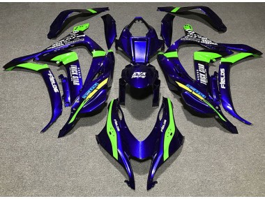 Aftermarket 2016-2019 Deep Blue Trickstar Kawasaki ZX10R Motorcycle Fairings