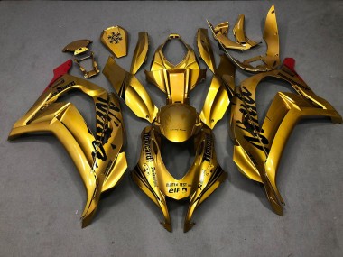 Aftermarket 2016-2019 Gold Kawasaki ZX10R Motorcycle Fairings