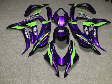 Aftermarket 2016-2019 Pearl Purple Trickstar Kawasaki ZX10R Motorcycle Fairings