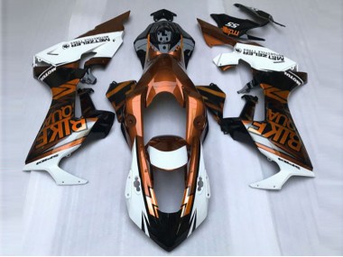 Aftermarket 2017-2019 Orange & White Custom Honda CBR1000RR Motorcycle Fairings