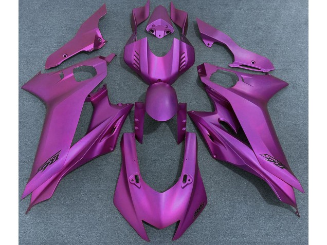 Aftermarket 2017-2019 Bright Purple Matte Yamaha R6 Motorcycle Fairings