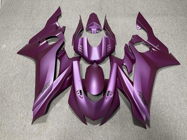 Aftermarket 2017-2019 Dark Purple Matte Yamaha R6 Motorcycle Fairings