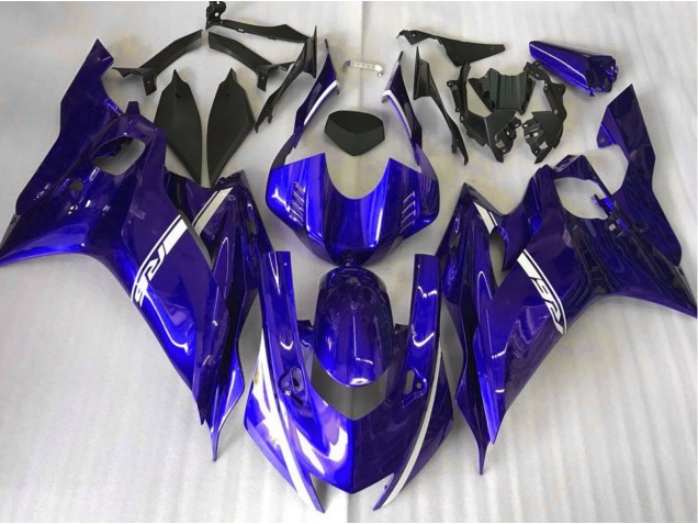 Aftermarket 2017-2019 Deep Blue Yamaha R6 Motorcycle Fairings