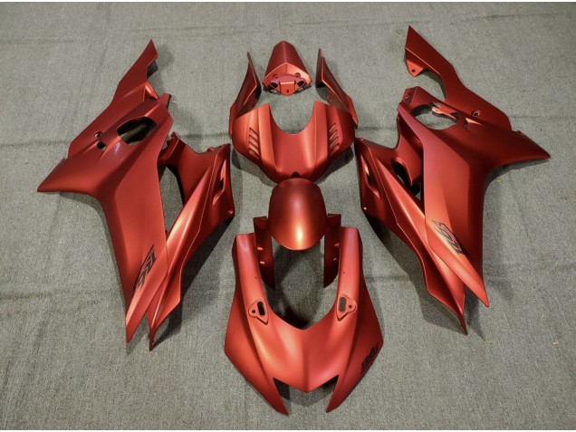 Aftermarket 2017-2019 Matte Red Yamaha R6 Motorcycle Fairings