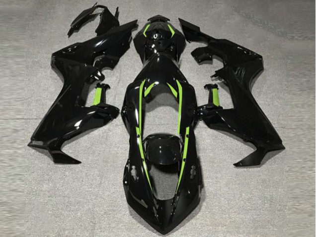 Aftermarket 2017-2019 Gloss Black & Lime Green Lining- CBR1000RR 17-19 Honda CBR1000RR Motorcycle Fairings