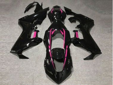 Aftermarket 2017-2019 Gloss Black & Pink Lining Honda CBR1000RR Motorcycle Fairings