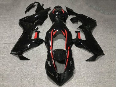 Aftermarket 2017-2019 Gloss Black W Red Lining Honda CBR1000RR Motorcycle Fairings