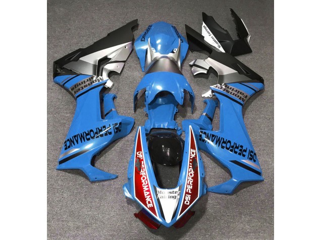 Aftermarket 2017-2019 Gloss Blue & Red Honda CBR1000RR Motorcycle Fairings