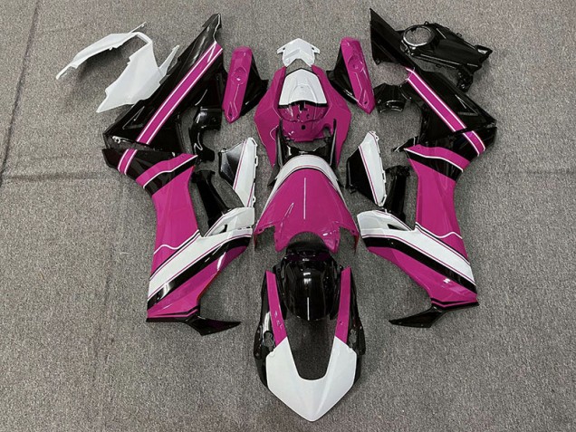 Aftermarket 2017-2019 Gloss Pink White and Black Honda CBR1000RR Motorcycle Fairings