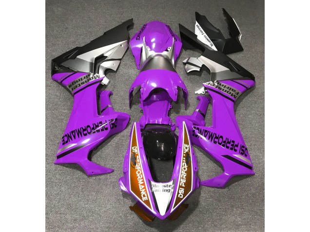 Aftermarket 2017-2019 Gloss Purple & Orange Honda CBR1000RR Motorcycle Fairings