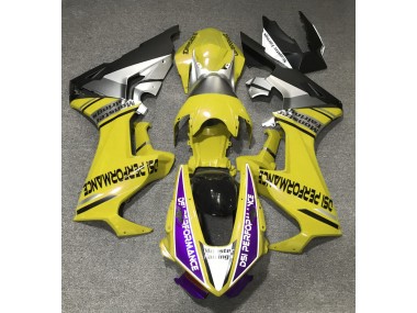 Aftermarket 2017-2019 Gloss Yellow & Purple Honda CBR1000RR Motorcycle Fairings