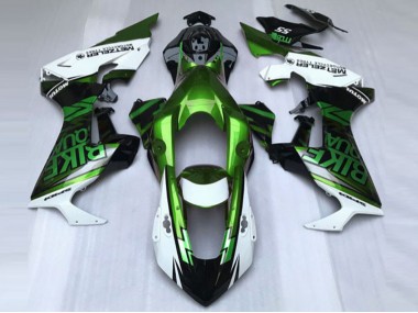 Aftermarket 2017-2019 Green & White Custom Honda CBR1000RR Motorcycle Fairings