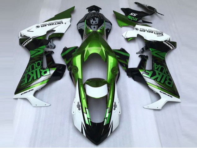 Aftermarket 2017-2019 Green & White Custom Honda CBR1000RR Motorcycle Fairings