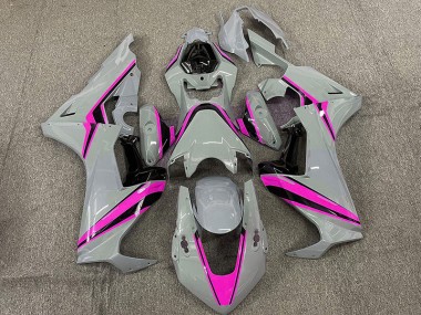 Aftermarket 2017-2019 Nardo with Pink Stripes Honda CBR1000RR Motorcycle Fairings