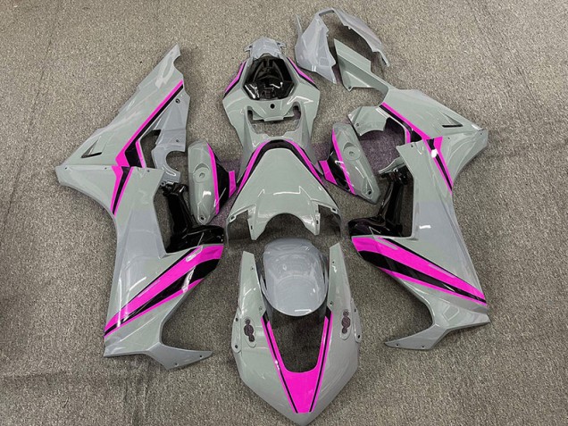 Aftermarket 2017-2019 Nardo with Pink Stripes Honda CBR1000RR Motorcycle Fairings