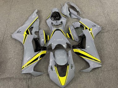 Aftermarket 2017-2019 Nardo with Yellow Stripes Honda CBR1000RR Motorcycle Fairings