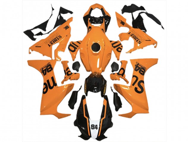 Aftermarket 2017-2019 Orange Street Flava Honda CBR1000RR Motorcycle Fairings