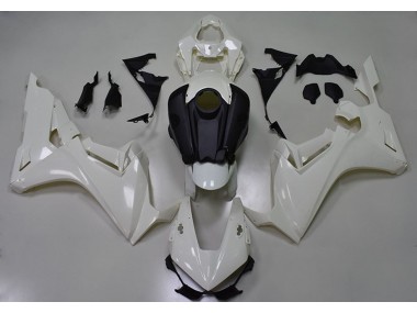 Aftermarket 2017-2019 Pearl White Plain Honda CBR1000RR Motorcycle Fairings