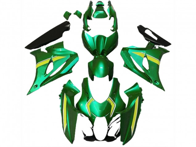 Aftermarket 2017-2019 Stock Style Green Suzuki GSXR 1000 Motorcycle Fairings